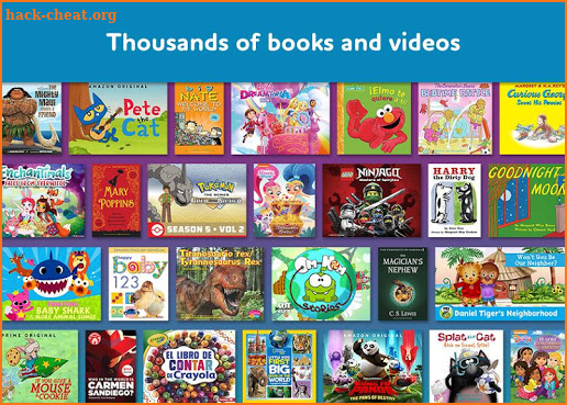 Amazon FreeTime Unlimited - Kids' Videos & Books screenshot
