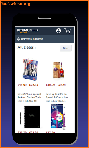 Amazon Global Deals screenshot