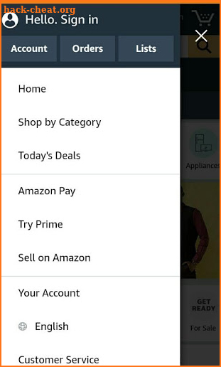 Amazon online shopping screenshot