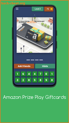 Amazon Prize Play Gift Cards screenshot