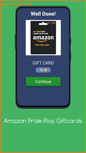Amazon Prize Play Gift Cards screenshot