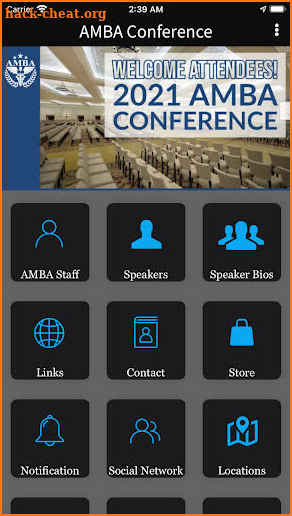 AMBA 2021 Conference screenshot