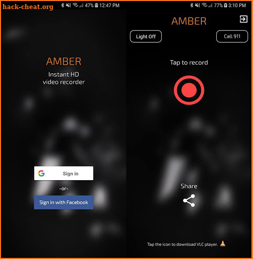 Amber screenshot