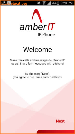 Amber IT IP Phone screenshot