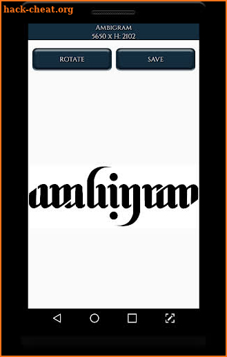 Ambigram Studio 3.0 screenshot