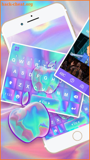 Ambilight Laser Phone10 Keyboard Theme screenshot