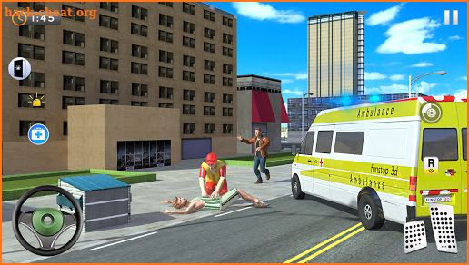 Ambulance Car Rescue Simulator: Rescuing Games screenshot