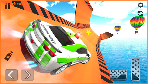 Ambulance car stunts – Mega Ramp Stunts screenshot