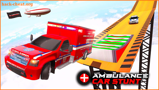 Ambulance car stunts – Mega Ramp Stunts screenshot