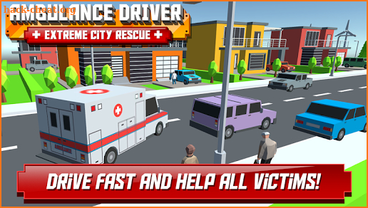 Ambulance Driver - Extreme city rescue screenshot