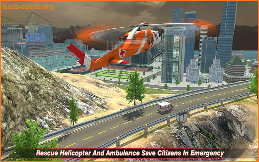 Ambulance Helicopter Game screenshot