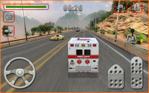 Ambulance Highway Racer 🚑 screenshot
