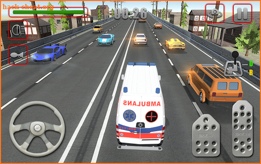 Ambulance Highway Racer 🚑 screenshot