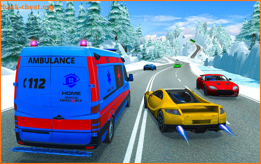 Ambulance Racing Simulator: Car Shooting screenshot