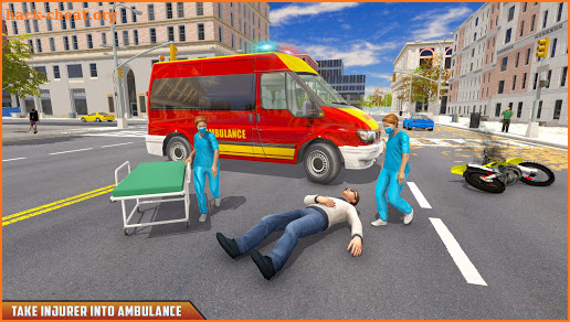 Ambulance Rescue Emergency Driver: City Duty screenshot