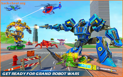 Ambulance Robot Car Game – Fire Truck Robot Games screenshot
