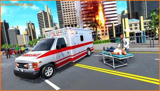 Ambulance Robot Transforming: Rescue robot games screenshot