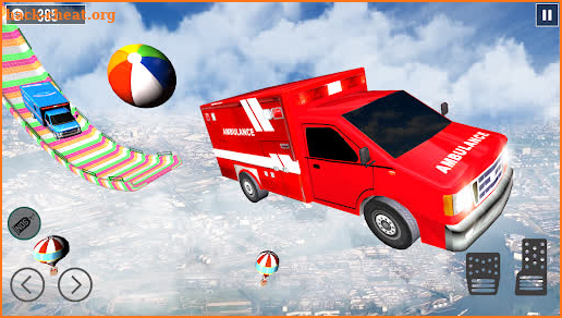Ambulance Stunts Driving: Mega Ramp GT Racing screenshot