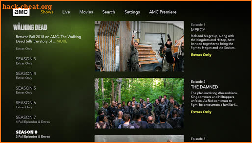 AMC screenshot