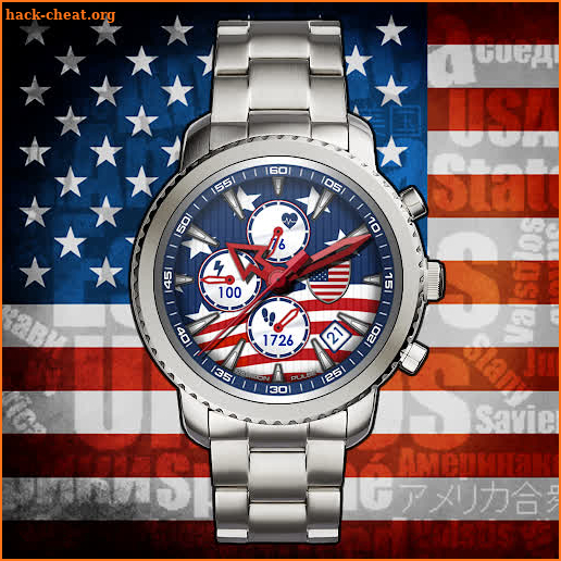 America U.S.A. watch face | Fitness screenshot