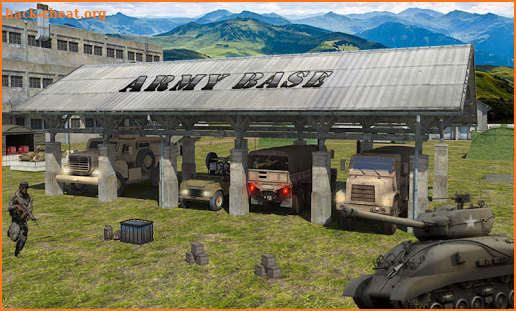 American Army Truck Simulator 2021:Army Truck Game screenshot