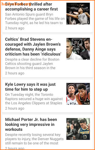 American Basketball News screenshot