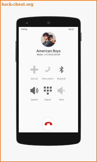 American Boys Fake Call Video & Chat Simulator screenshot