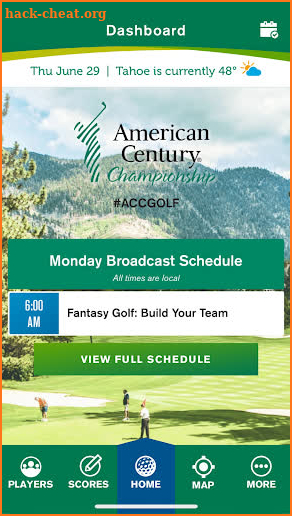 American Century Championship screenshot
