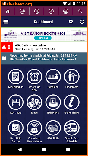 American Diabetes Association screenshot