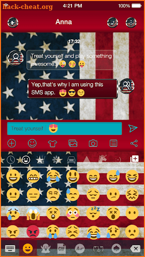 American Emoji Keyboard screenshot