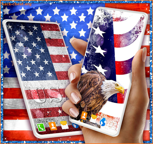 American Flag Wallpapers ⭐ USA HD Wallpaper Theme screenshot