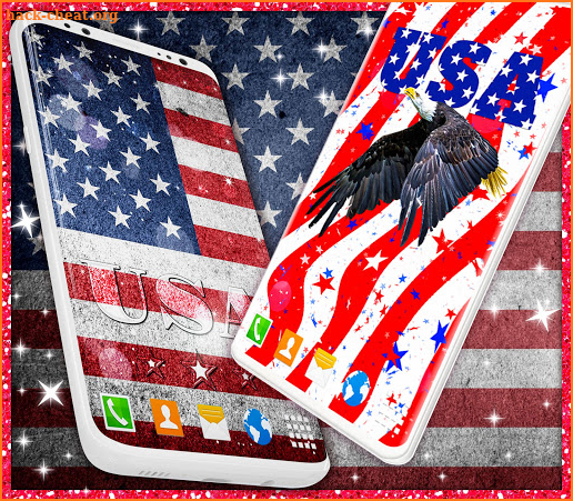 American Flag Wallpapers ⭐ USA HD Wallpaper Theme screenshot