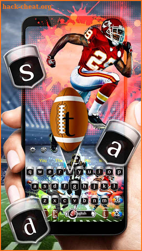 American Football Keyboard screenshot
