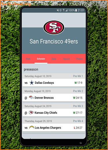 American Football NFL Stats, Schedule & Score screenshot