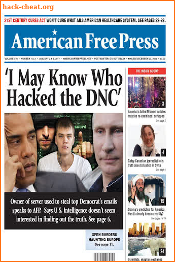 American Free Press Weekly screenshot