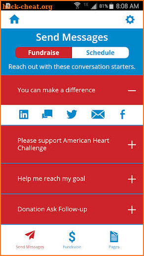 American Heart Challenge screenshot