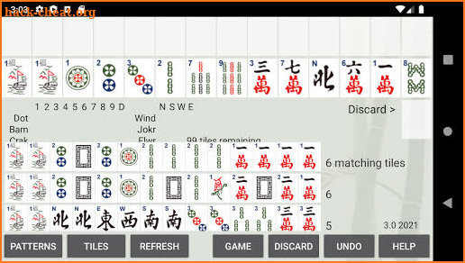 American Mahjong Practice 2021 screenshot