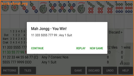 American Mahjong Practice 2022 screenshot