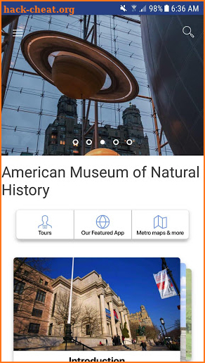 American Museum of Natural History Travel Guide screenshot