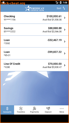 American National Bank Mobile screenshot