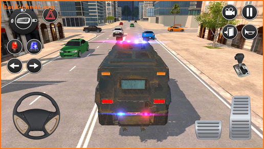 american fast police car driving offline games