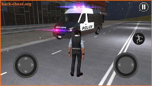 American Police Van Driving: Offline Games No Wifi screenshot