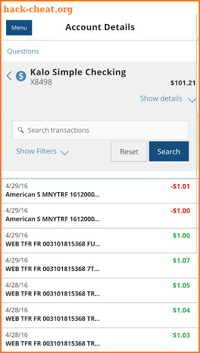 American Savings Bank Hawaii screenshot