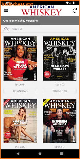 American Whiskey Magazine screenshot
