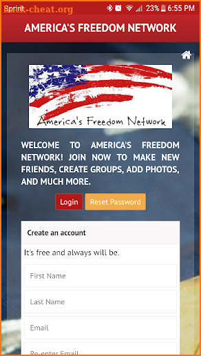 America's Freedom Network screenshot