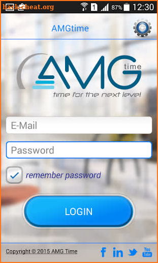 AMGtime screenshot