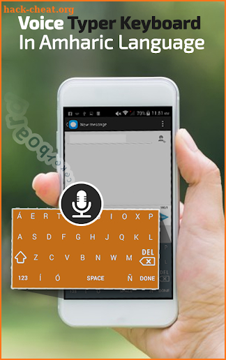 Amharic speak to text – voice keyboard app screenshot