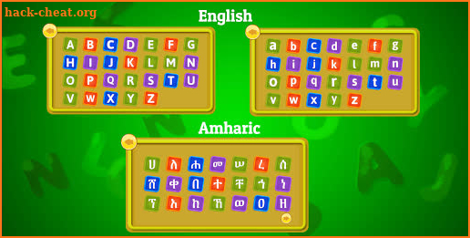 Amharic Tracing - Learn Amharic & English Alphabet screenshot