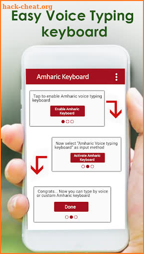 Amharic voice typing keyboard - Speak to type screenshot
