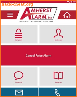 Amherst Alarm screenshot